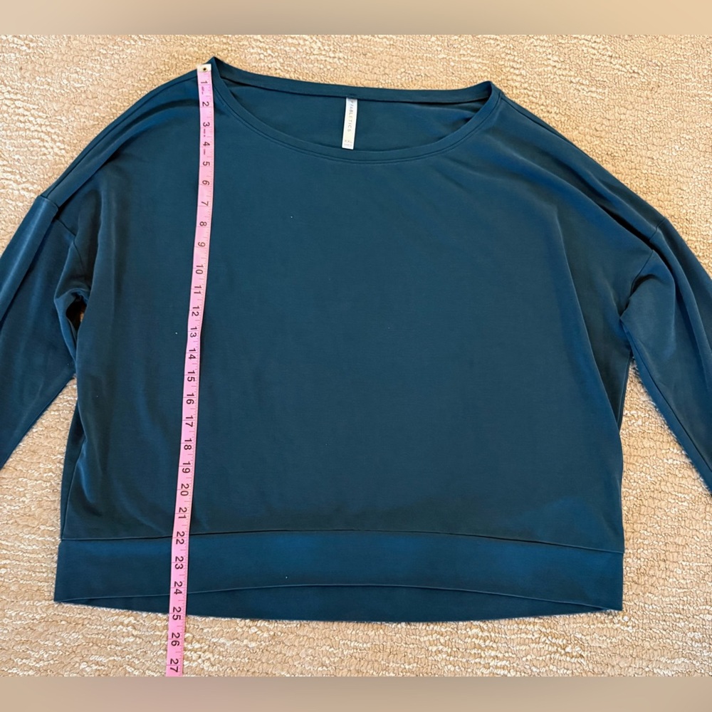Fabletics Deep Teal Sweatshirt - image 4